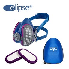 GVS 일립스 SPM603 대형 P100 방진 마스크+필터+케이스 셋트구성~, 1개