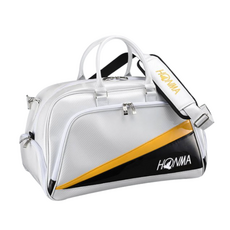 혼마 투어 프로 남성용 골프 여행용 보스턴백, BB12201 화이트오렌지