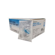 신창 나비침 23G 멸균주사침 피하수액 의료용 나비바늘, 50개