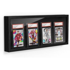 카드 박스 계단형 트레이딩 스탠드 목재 정리함 게임 컬렉션용 검정색, 카드 박스 계단형 트레이딩 스탠드 목재 정리함 게임 컬