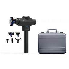 16mm 스트로크 45KG 추력 고출력 근막총 열 치료 재활 EMS 펄스 알루미늄 합금 본체 재급유 불필요, 160x45x336mm, 옵션3