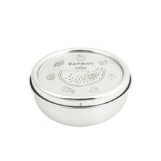 KOM 316不鏽鋼兒童隔熱碗，信誼童書聯名款, 1個, 水果牛