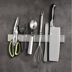 Dondekman 304 풀스테인리스 40cm 자석칼걸이, 2개, 실버 40cm