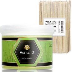 제이앤코 알로에베라 베라제이 슈거링왁스+우드 스파츌라, 750ml, 1개