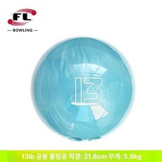 볼링공 하우스볼 4파운드 입문용 볼링장 스패어 처리용, 1개, 13파운드