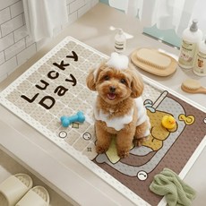 튼튼디포 논슬립 강아지 목욕매트, 1개, 혼합색상