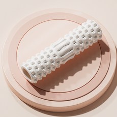 泡沫軸 瑜伽柱 滾背肌肉筋膜放鬆按摩器, 瑜伽柱 白色30釐米, 1個