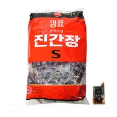 샘표 프리미엄 진간장s 1회용간장, 6ml, 1박스