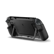 Spigen Nintendo Switch 2 雙握把 支架保護殼 保護殼 台灣總代理, 黑, 1個