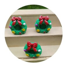 귀여운 미니 크리스마스 장식 플랫 백 카보숑 스크랩북 공예, 2. RW004711 - 5