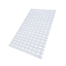 Wiojtry 욕조 샤워 매트 애완견 목욕 미끄럼 방지 욕조용 강아지 욕실 흡착 컵 및 욕실용 배수 구멍이 있는 빠른 69.1 x 49.9cm(27.1 15.7인치) (투명), Wiojtry 욕조 샤워 매트, 애완견 목욕 미끄럼 방, 1