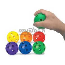 자이포라 펀볼 6개 대형 9cm 어린이하키퍽 어린이기초체력훈련 미니하키게임공세트 어린이플로어볼세트