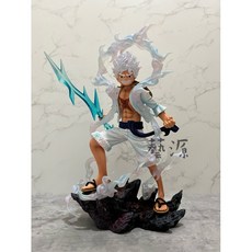 航海王 海賊王五檔尼卡路飛閃電尼卡魯夫 共鳴GK雕像 周邊 擺件 公仔 禮物 手辦, 1個, 1