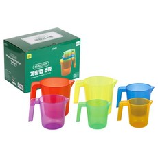 기초과학 부피실험 교과연계 눈금 계량컵 6종세트 교육기관 집중놀이 숫자맞추기퍼즐, 1개