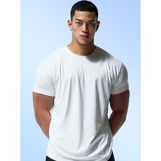 매버릭 MAVRK 프레임 업 무지 머슬핏 티셔츠 3컬러