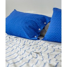 OGGITT 미니 도트 베개커버 블루 267617, 50x70