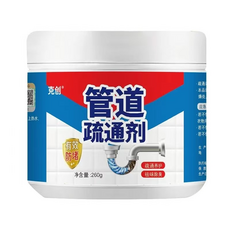 초강력 파이프 막힘 해소제 머리카락분해 배수구세척제 배수구 막힘이 말끔히 해결 배수구 클리너 세정제, 4개, 260g