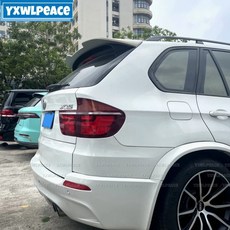 BMW X5 E70 지붕 스포일러 06-13 ABS 후면 트렁크 윙 호환, White