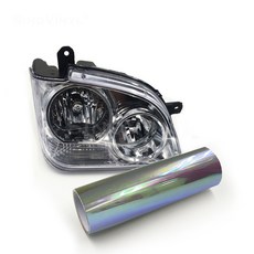 자동차 유리 창문 데칼 카멜레온 헤드 라이트 필름 테일 램프 시트지 30cm x 50cm, 1개, 카멜레온필름-투명[30cm x 50cm]