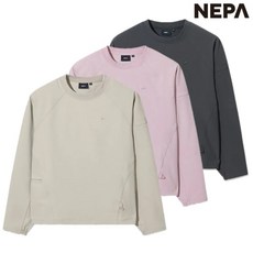 네파 여성 가을겨울 컴포 웜 캐주얼 세미 크롭 맨투맨 티셔츠 7L65361 BGA085 UQU482