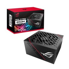 ASUS 로그 스트릭스 750 완전 모듈식 80 플러스 골드 750W ATX 전원 공급 장치 0dB Axial Tech 팬 포함., ROG Strix|Gold, 850W