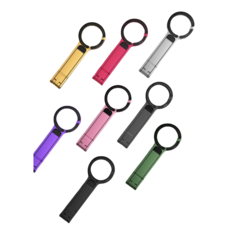 Ulanzi 컬러 삼각대 맥세이프 양면 자석 스마트폰 거치대 카라비너 열쇠고리, 핫핑크, 1개