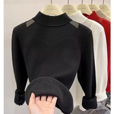 니트 스웨터 가을 여성 겨울 초커