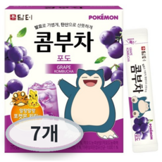 담터 포켓몬 콤부차 포도, 5g, 30개입, 7개