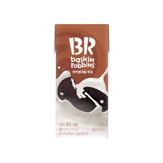 배스킨라빈스 쿠키앤크림우유, 190ml, 5개