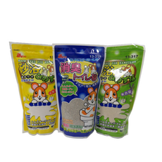 五星級寵物 MS.PET 愛鼠沐浴砂，低粉塵鼠砂，三種規格可選：蘋果、原味、薰衣草, 1個, 藍色(原味) <廁所砂>