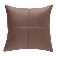 [6color] 쇼파 쿠션 심플한 무지 가죽재질, 그레이