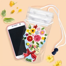 만들기 봄꽃 축하 꽃다발 핸드폰 목걸이 지갑 plu+528yX, 본상품선택, 본상품선택, 묶음포장