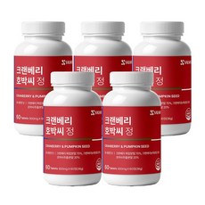 Salmsi 살므시 크랜베리 호박씨 정 (600mg) 미국산 크랜베리, 5개, 60정