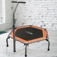 클럽형 초대형 55인치 3세대 6각 트램폴린 성인 점핑 보드 방방 덤블링, 오렌지