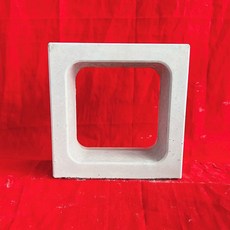 큐블럭 담장 디자인벽돌 파벽돌 시멘트 석고 실내 콘크리트 인테리어 세라믹 큐브블럭, 1개, 20x20x10cm 시멘트 양면 사각형 구멍