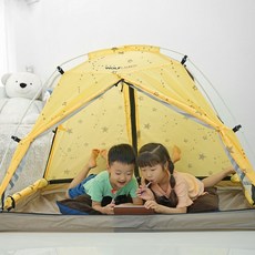 울프라운치 4 IN 1 플레이하우스 키즈텐트 모기장 피크닉 난방텐트, 밀키웨이