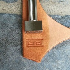 皮雕皮藝印花DIY用具 精緻鋼製精雕新品工具壓花 邊框手動迴形裝飾, 1個, 皮雕皮藝印花DIY用具精緻鋼製精雕新品工