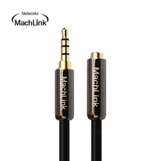 마하링크 3.5mm 4극 스테레오 연장 케이블 ML-SE4H030, ML-SE4H030(3M), 혼합 색상, 1개