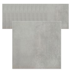 FIXPIX 現代風格簡易安裝黏貼式地板裝飾瓷磚 混凝土款 JL-52004 12入, 12個