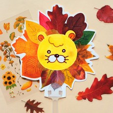 단풍부채 만들기 5set, 퍼즐/블럭 조각 수