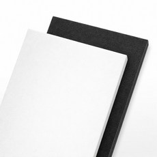 현진 폼보드 A4 5mm 10매 화이트 블랙, 1개, 흑색(10장 5X210X290)