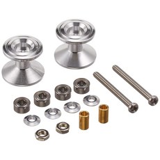 타미야 TAMIYA 미니 사륜 구동 업그레이드 부품 시리즈 No.398 GP.398 2단 알루미늄 롤러 세트 13-12mm 15398, 1개