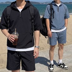 올멋 세트가격 생활방수 마운틴 후드 아노락 셋업 세트