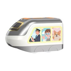 磁力DIY 百變軌道車, 適配磁吸軌道車2只充電線, 1個, 2片