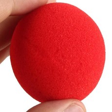 소품 토이 할로윈 광대코 학예회 장기 조각 마술 트릭 매직스폰지 공, 스폰지1개 BL08828