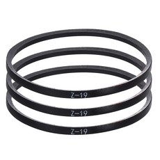 HARFINGTON 3피스 Z-57 Z 타입 V-벨트 1450mm/57.1인치 내부 길이 x 0.37cm 너비 x 0.25인치 높이 Z 타입 폐쇄 루프 고무 변속기 벨트, Z 19, 3
