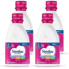 씨밀락 소이 이소밀 식물성 단백질 유아 액상분유 946ml, 4개