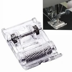 재봉틀 액세서리 오버록 수직 노루발 발 흐린 Brother Janome Snap on Foot # SA135 5BB5256, 10 12