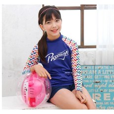 피코수영 크레용J1138 긴팔 수영복 상의 레쉬가드 11424EA 1(PC)