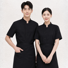 립코 통기성 메쉬 반팔 깔끔 조리복